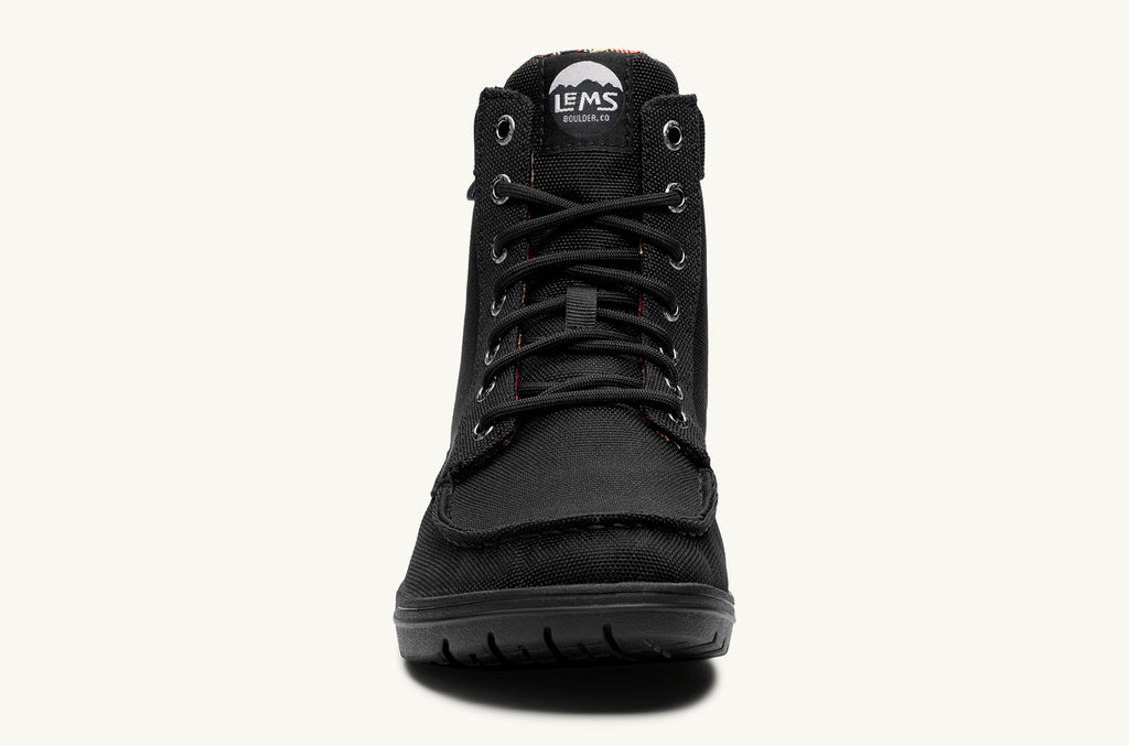 Men's Lems Nylon Boots Boulder Black | NTO916EB