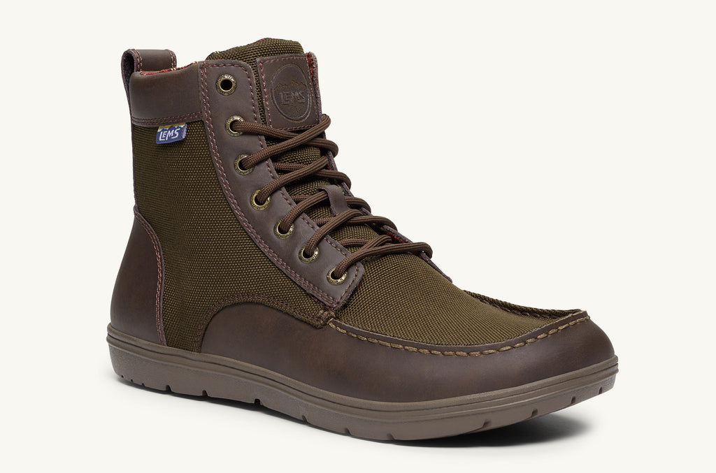 Men's Lems Nylon Boots Boulder Olive | JHJ7360NS