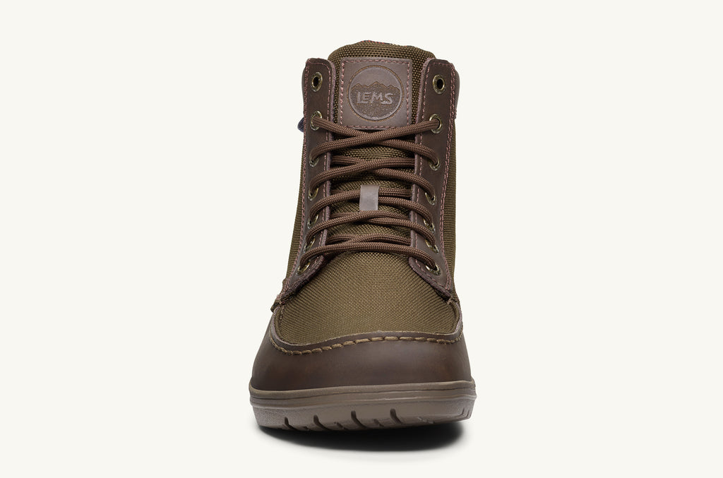 Men's Lems Nylon Boots Boulder Olive | JHJ7360NS