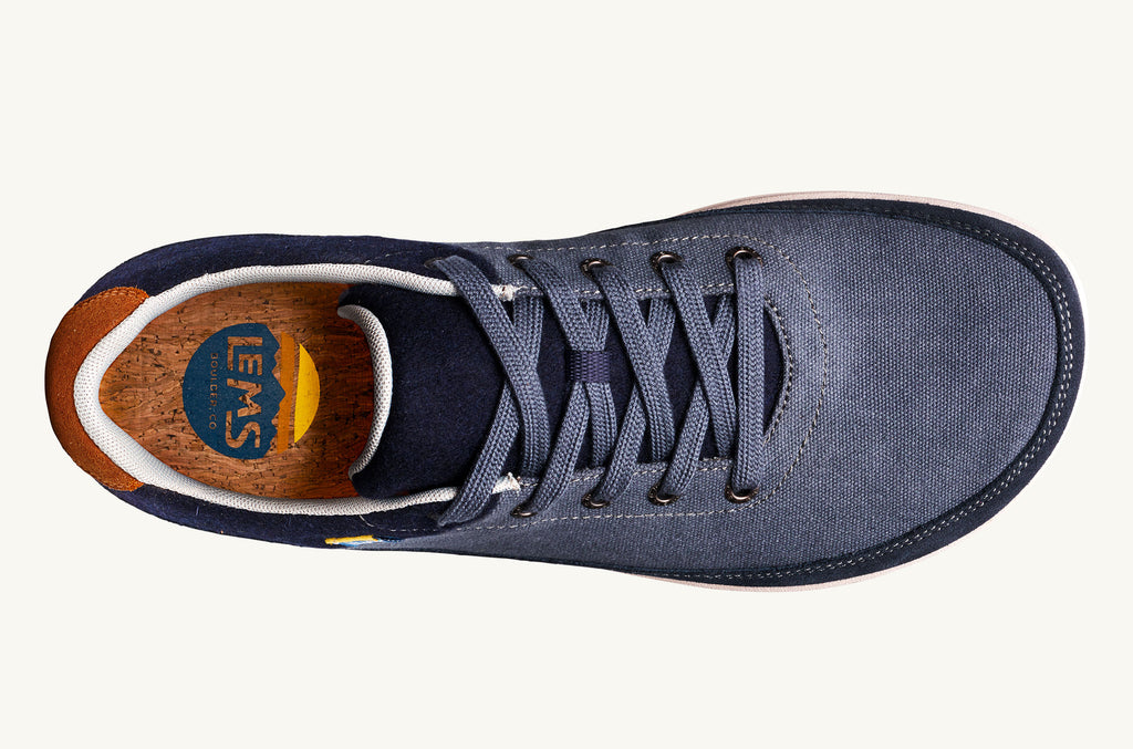 Men's Lems Shoes Chillum Blue | YSB8465JI