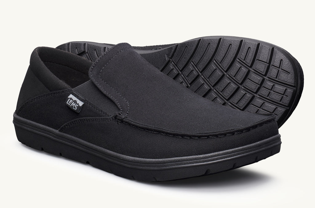 Men\'s Lems Slip On Shoes Drifter Black | BPI8213ZD