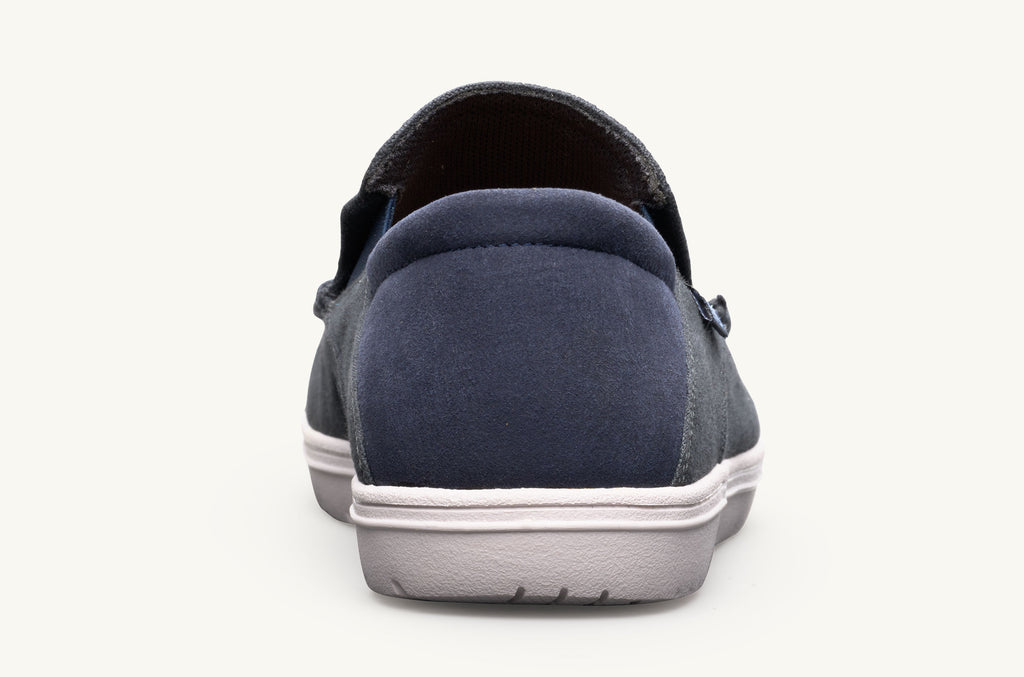 Men's Lems Slip On Shoes Drifter Grey Navy | AFT362SV