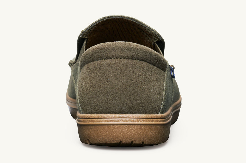 Men's Lems Slip On Shoes Drifter Olive | QYS2949HM