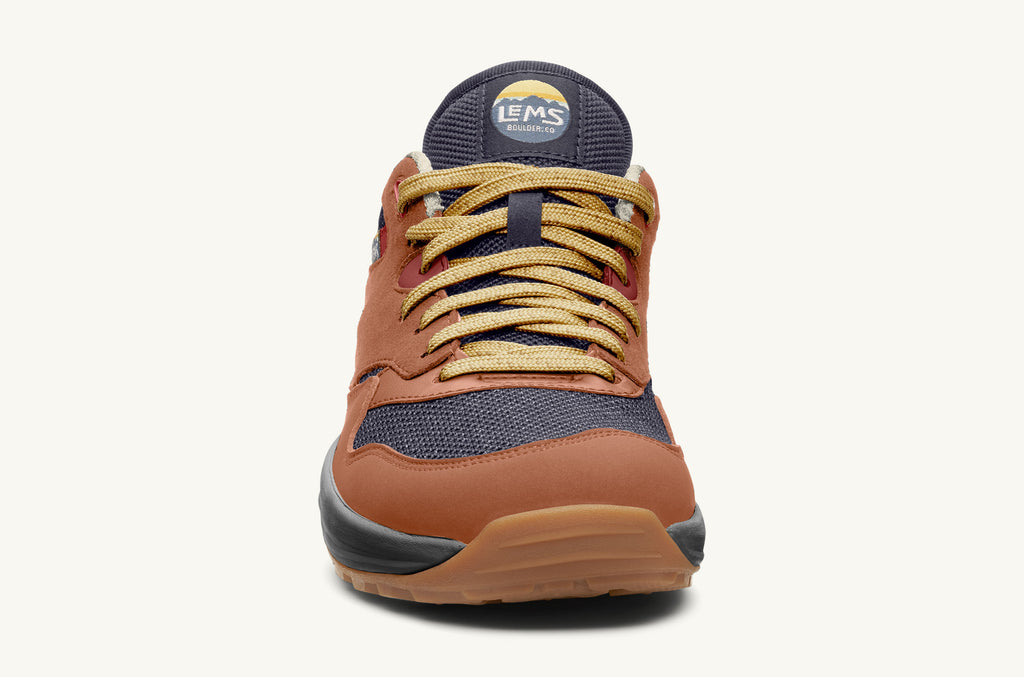 Men's Lems Sneakers Trailhead Brown Blue | USU315KS