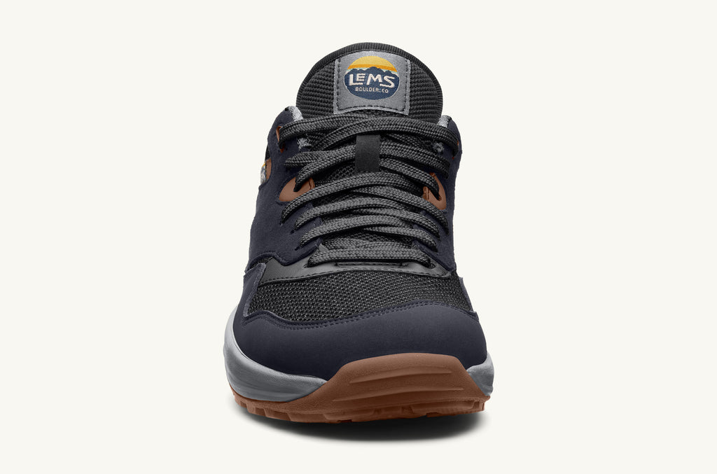 Men's Lems Sneakers Trailhead Dark Blue Black | LAX3225SR