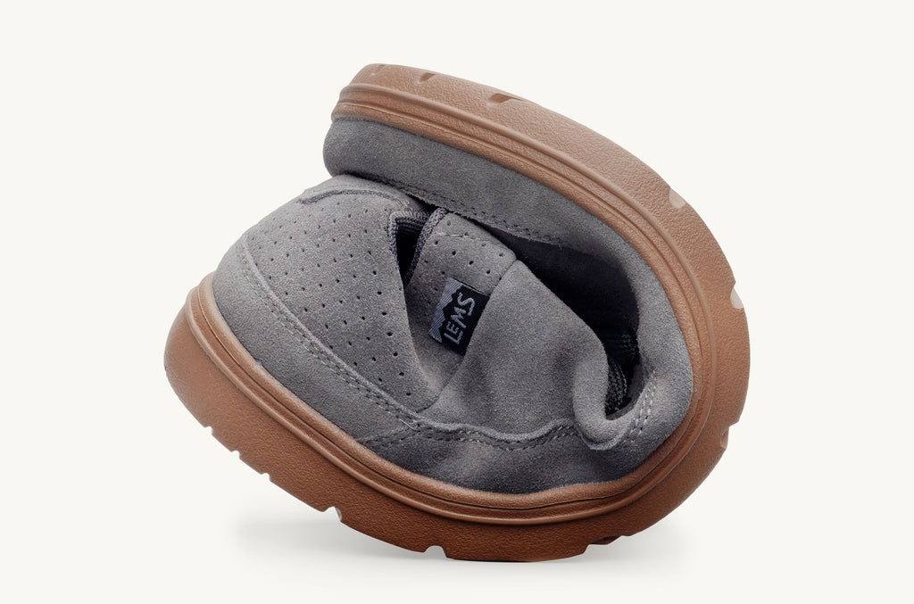 Men's Lems Suede Shoes Chillum Grey | KEW7392KA