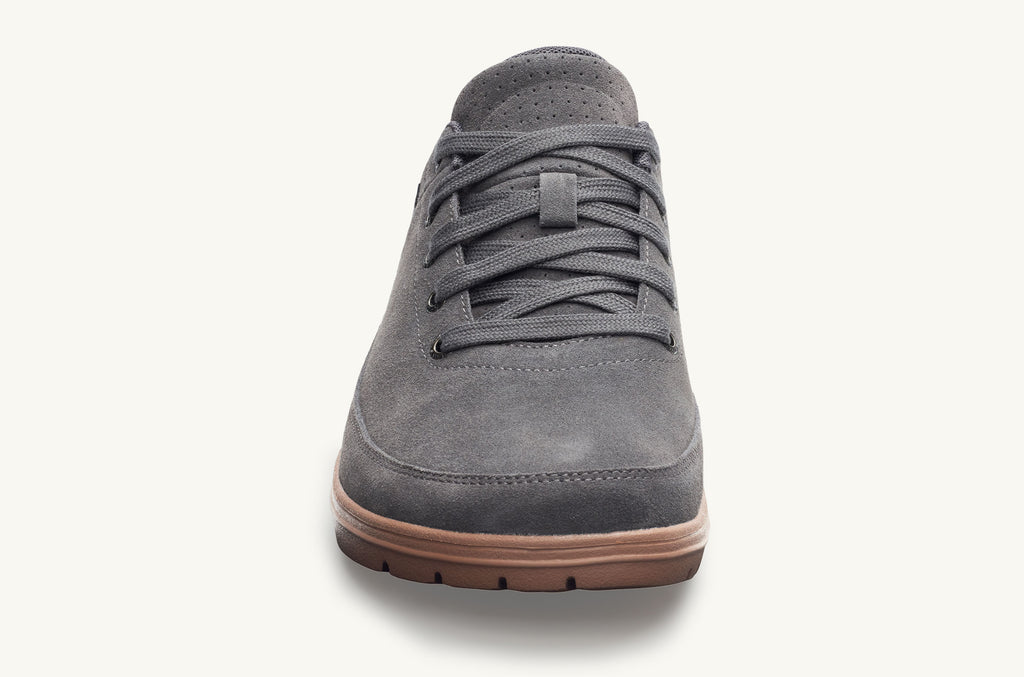 Men's Lems Suede Shoes Chillum Grey | KEW7392KA