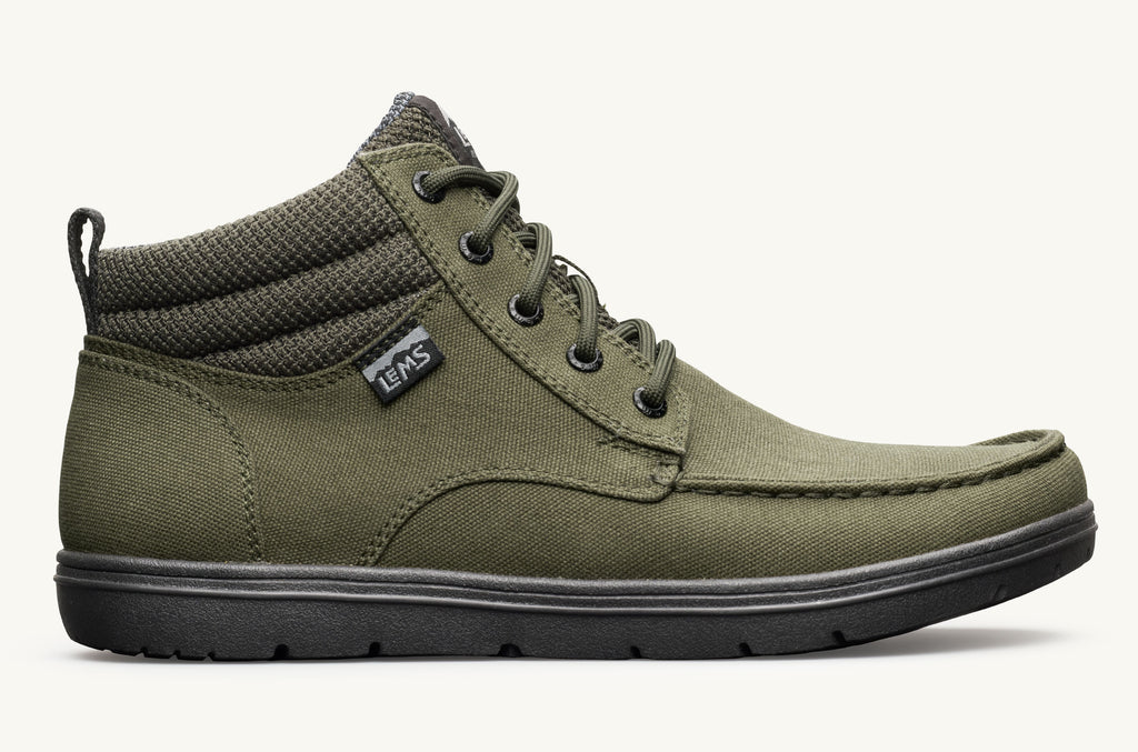 Men's Lems Vegan Boots Boulder Green | OPC884FD