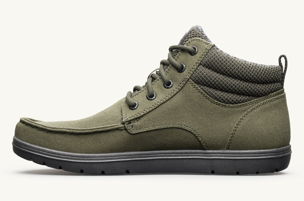 Men's Lems Vegan Boots Boulder Green | OPC884FD