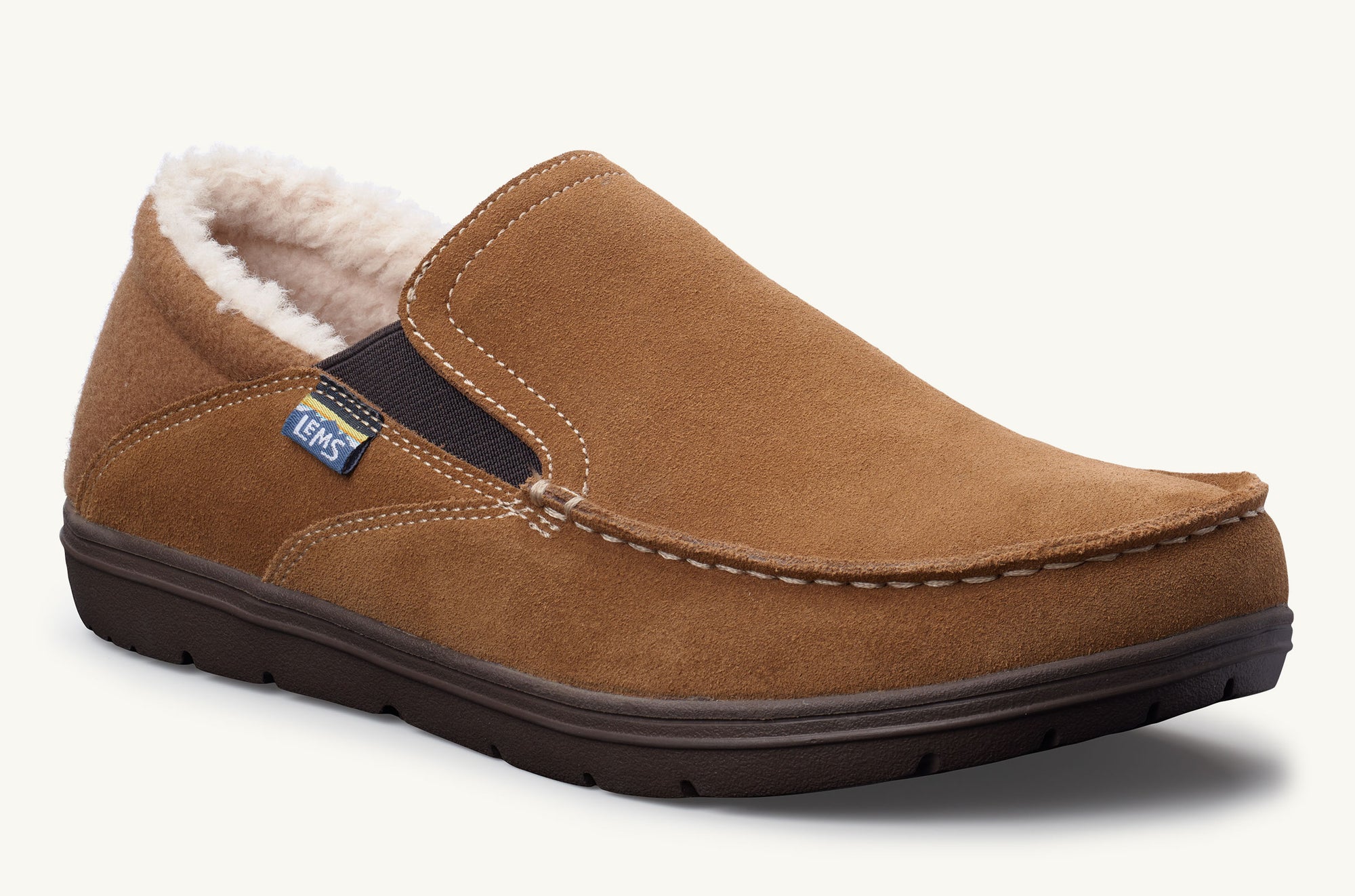 Women's Lems Fur Slip On Shoes Drifter Brown | RAD442IJ