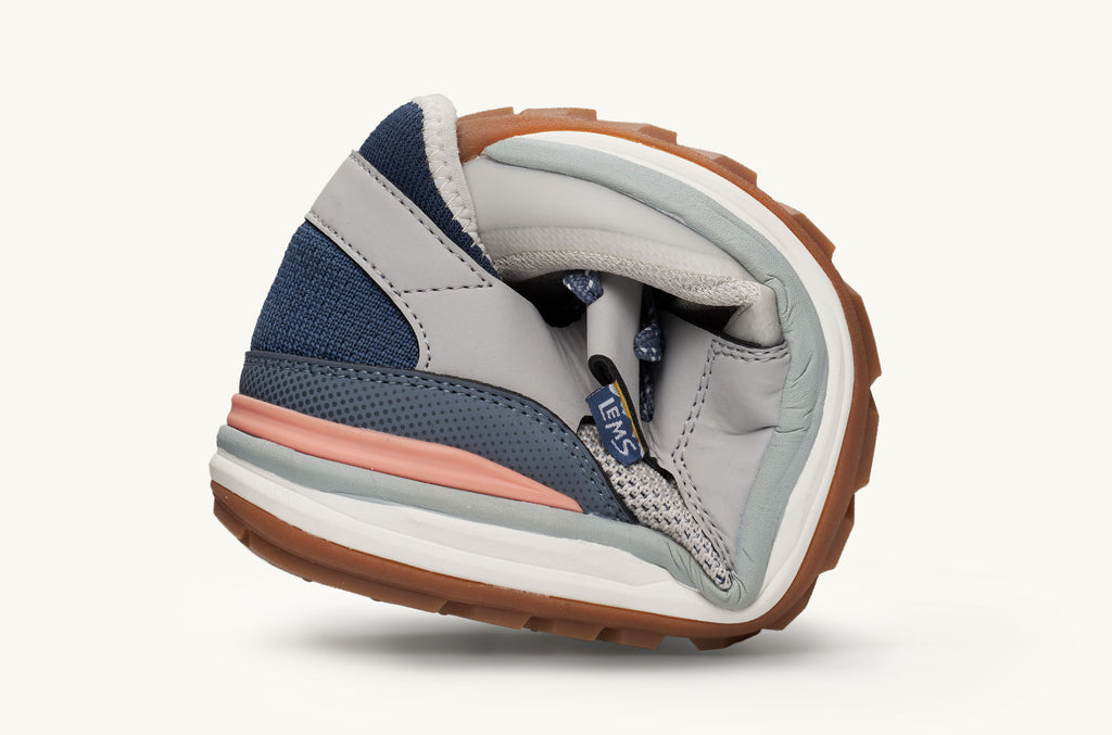 Women's Lems Sneakers Mesa Grey Navy | VAR984JX