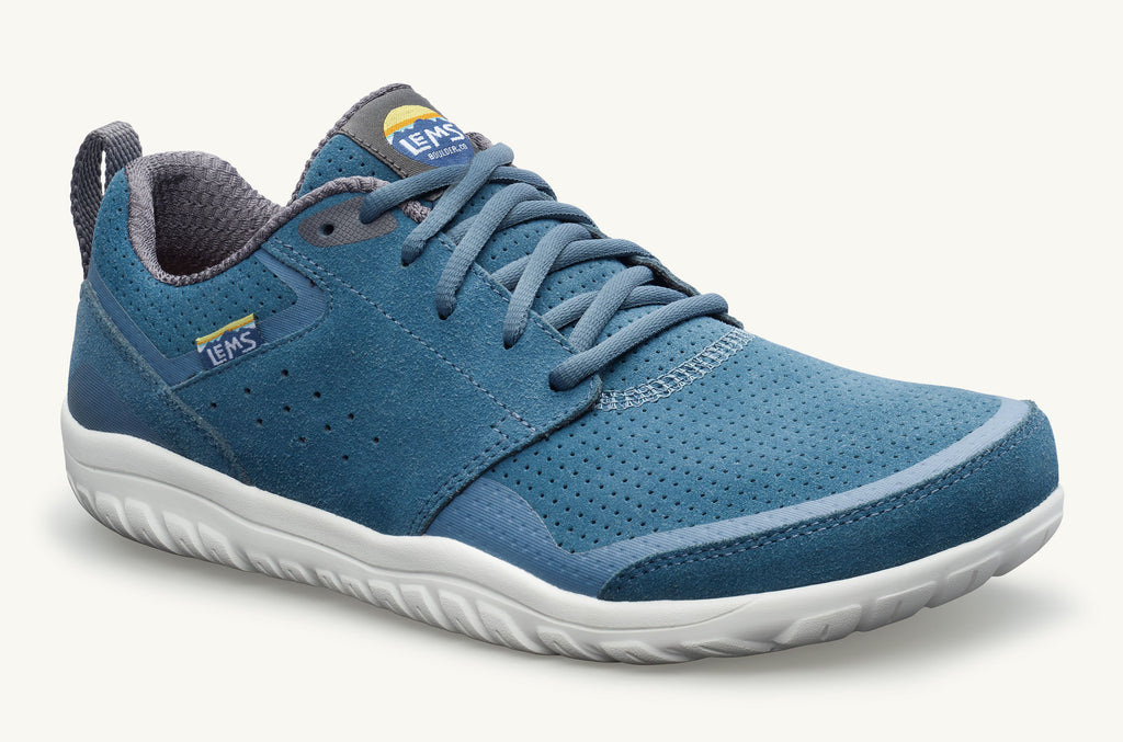 Women's Lems Suede Sneakers Primal Zen Blue | IZP6639HB