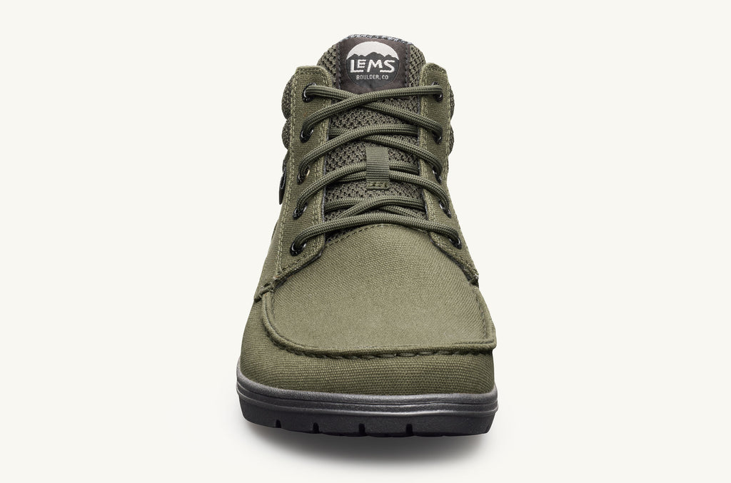 Women's Lems Vegan Boots Boulder Green | KVI1953OU