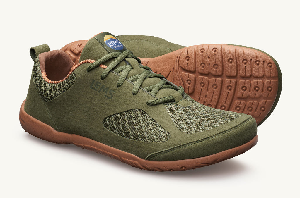 Men's Lems Sneakers Primal 2 Olive | NFB1075WQ